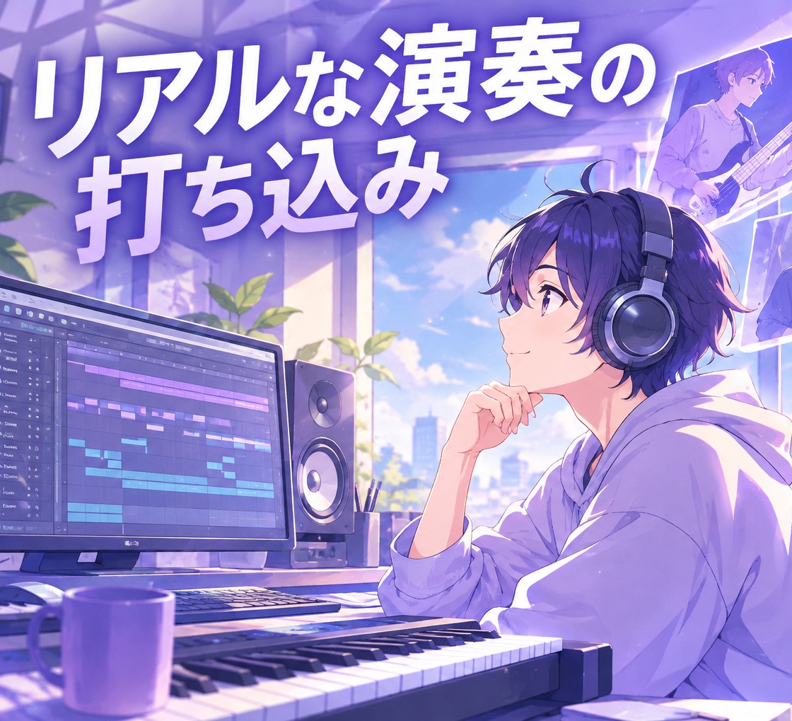 リアルな演奏の打ち込み