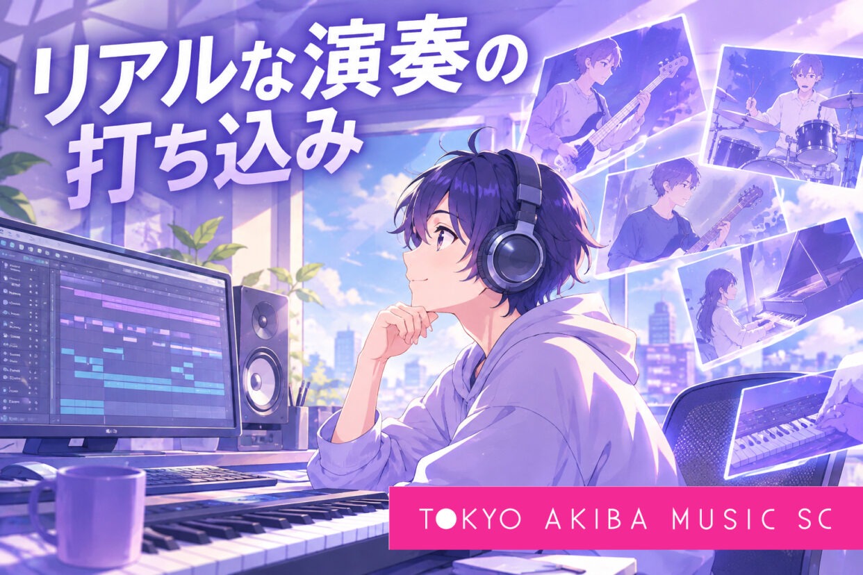 リアルな演奏の打ち込み